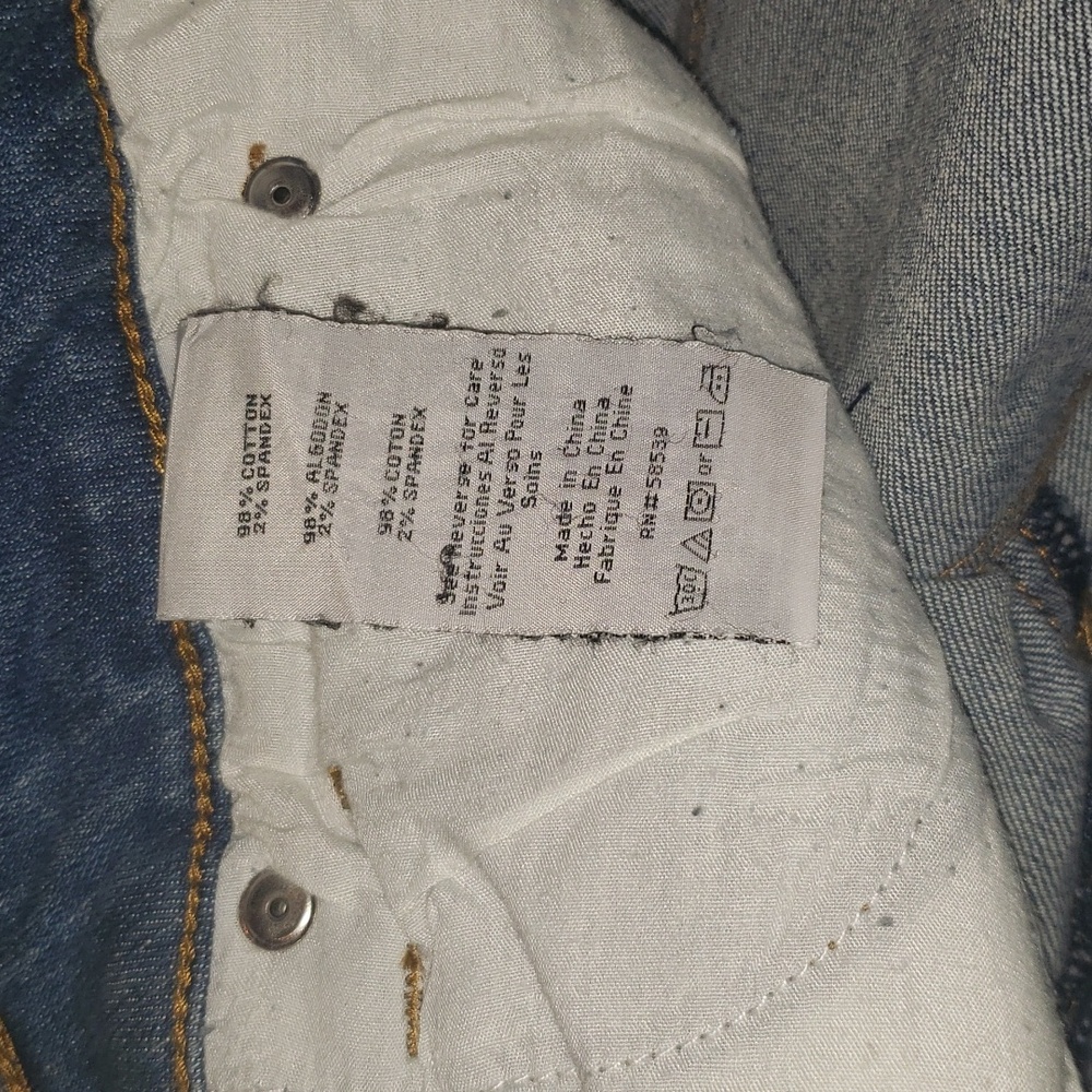 STS BLUE New Jeans Tomboy Star Studded Raw Hem Ankle Blue Pants NWT Women's 32 - Picture 14 of 17